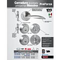 Combo Messina función doble, acero inoxidable, llave de puntos, en caja Proforza
