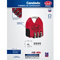 Candado de combinación programable para maleta, rojo, 36 mm Lock