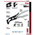 Pinza para abrazadera apertura máxima de 2", 8-1/2" Urrea