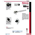 Matraca cabeza tipo pera para punta hexagonal de 1/4" Urrea