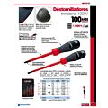 Destornillador con mango trimaterial 1000 V, punta plana 1/4" x 6" Urrea