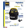 Aspiradora 2.5 galones 2 HP, 120 V Surtek