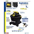 Aspiradora 10 galones 4 HP, 120 V Surtek