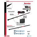 Barreta hexagonal con grip de 175 cm, 1-1/4" Urrea