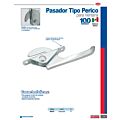 Paq c/10 Manija para ventana tipo perico, galvanizada Lock