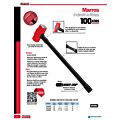 Marro irrompible con mango Rubber grip anti-vibración de 16", 4 lb Urrea