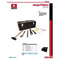 Juego básico industrial para soldador y argonero, 9 piezas con caja D7C20 Urrea