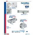 Juego de carretillas riel TT 2 baleros para clóset, galvanizada Lock