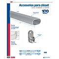 Tubo ovalado para clóset Lock