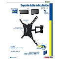 Soporte doble para TV 20" - 47", 35 kg Surtek