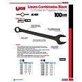 Llave combinada fosfatizada en pulgadas, 12 puntas, 1-7/16" Urrea