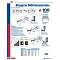 Bisagra curva bidimensional 35 mm Lock