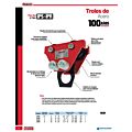 Trole de carga 1 ton para vigas IPS e IPR Urrea