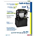 Cepillo de banco 16" 3 HP 220 V, 5000 RPM Surtek