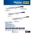 Machete troquelado con mango negro acapulqueño 27" Surtek