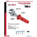 Llave ajustable 1000 V 15" Urrea