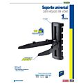 Soporte universal para equipo de video, 10 kg Surtek