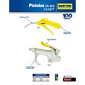 Pistola sopleteadora de aire 1/4 NPT, 3" Surtek