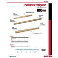 Botador de bronce 3/4", 12" Urrea