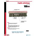 Cepillo de cerdas de bronce-aluminio antichispa con 6x16 filas de pinceles Urrea