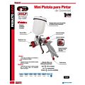 Pistola para pintar de gravedad, capacidad 100 ml, 22 PSI Urrea