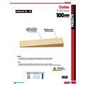 Cuña de bronce-aluminio antichispa de 230 x 40 x 20 mm Urrea