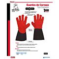 Guantes de carnaza para soldador unitalla Urrea
