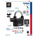 Candado con alarma de doble cerrojo 70 mm, llave de puntos Lock