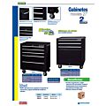 Gabinete móvil color negro 4 gavetas 27" Surtek