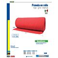 Franela en rollo de 50 cm x 50 m gris Foy