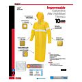 Gabardina impermeable con reflejante térmico M Urrea