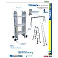 Escalera multiposiciones tipo III con 12 peldaños Surtek
