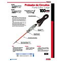Probador circuitos con punta extra larga, 6-12 V Urrea