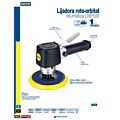 Lijadora neumática rotativa 6" 10,000 RPM, eje de 3/16" Surtek