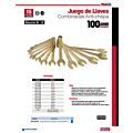Llave combinada de bronce-aluminio antichispa métrica, 12 puntas, 11 mm Urrea