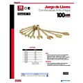 Llave combinada de bronce-aluminio antichispa en pulgadas, 12 puntas, 15/16" Urrea