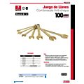 Llave combinada de bronce-aluminio antichispa en pulgadas, 12 puntas, 3/8" Urrea
