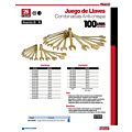 Llave combinada de bronce-aluminio antichispa métrica, 12 puntas, 19 mm Urrea