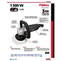 Pulidora angular 7" 1300 W 120 V Urrea