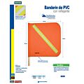 Banderín de PVC con reflejante y vástago de madera Surtek