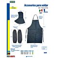 Mangas de mezclilla para soldar, 52 cm Surtek