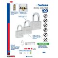 Candado de alta seguridad 60 mm, llave de disco Lock