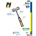 Marro octagonal forjado en una pieza con mango Rubber grip de 9", 4 lb Surtek