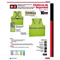 Chaleco de seguridad de alta visibilidad verde M Urrea