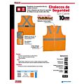 Chaleco de seguridad de alta visibilidad naranja EEG Urrea