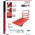 Carro plataforma 152 cm x 76 cm, 1 ton Urrea