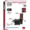 Lijadora de banda 4" x 36" y disco estacionaria 8" 3/4 HP 120 V Urrea