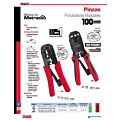 Pinza ponchadora modular 8.3" para conectores RJ22, RJ12/11, RJ45 Urrea