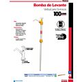 Bomba extractora vertical para químicos, suministro 400 ml por ciclo Urrea