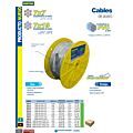 Cable de acero con guardacabo 1/8" x 76 m construcción de 7 x 19 Surtek